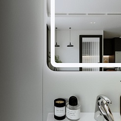 Бриклаер Мебель для ванной Брайтон 60 глиняный серый – фотография-16
