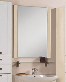 Акватон Зеркало для ванной "Альпина 65" дуб  – фотография-1