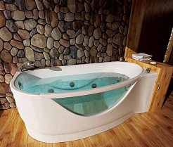 Triton Акриловая ванна "Милена 170" L со стеклом – фотография-4