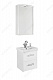 Водолей Зеркальный шкаф Мона 50 L белый – фотография-5