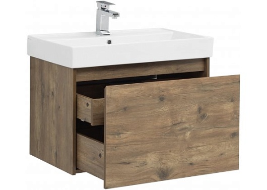 Aquanet Мебель для ванной Nova Lite 75 дуб рустикальный – картинка-7