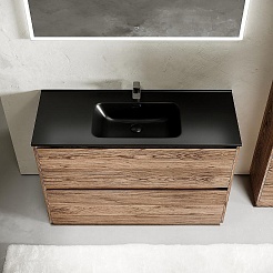 Sancos Тумба с раковиной Libra Floor 120 дуб чарльстон раковина Element 121 CN7006MB – фотография-2