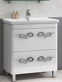 Vigo Тумба под раковину Olivia 2 - 70 белая – фотография-2