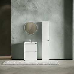 Sancos Мебель для ванной Libra Floor 60 белый глянец – фотография-3