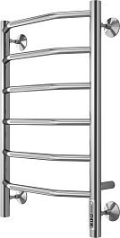 Terminus Полотенцесушитель электрический Виктория П6 400x650 хром – фотография-2