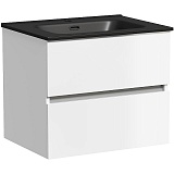 Sancos Тумба с раковиной Urban 60 белый глянец раковина Element 61 CN7001MB