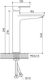 Teymi Смеситель для раковины чаши Kati T10216 хром – фотография-14