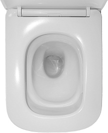 Azario Унитаз подвесной Cascad M AZ-10002 безободковый белый – фотография-12