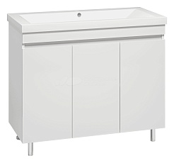 Misty Тумба под раковину Енисей 100 белая – фотография-1