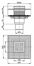 Alcaplast Душевой трап APV4344 – фотография-2