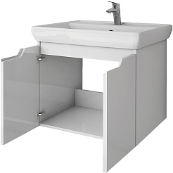 Dreja Мебель для ванной Q (D) 60 подвесная белая – фотография-10