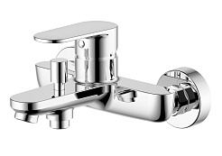 Aquatek Смеситель для ванны с душем Ника AQ1840CR хром – фотография-1