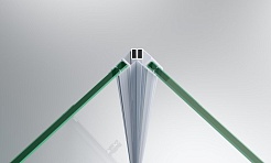 BelBagno Душевой уголок Etna 80/100 ETNA-AH-22-80/100-C-Cr стекло прозрачное – фотография-3