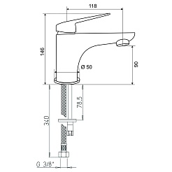 Paini Смеситель для раковины Laguna LAYO205 хром – фотография-4
