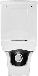 Azario Унитаз-компакт Glory AZ-49 безободковый с бачком с сиденьем микролифт белый – фотография-9