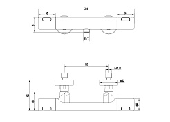 Aquatek Термостатический смеситель Ника AQ1863CR хром – фотография-4