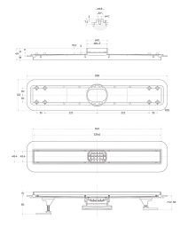 BelBagno Душевой лоток Luce 60 хром – фотография-4