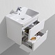 BelBagno Мебель для ванной LUXURY/SOFT 800 Bianco Lucido, раковина LUXURY – картинка-9
