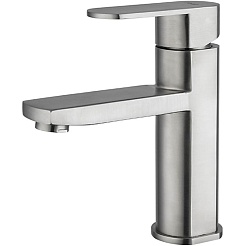 Frap Смеситель для раковины F10805 сатин – фотография-1