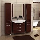 Акватон Мебель для ванной "Ария 80 H" коричневая – картинка-10