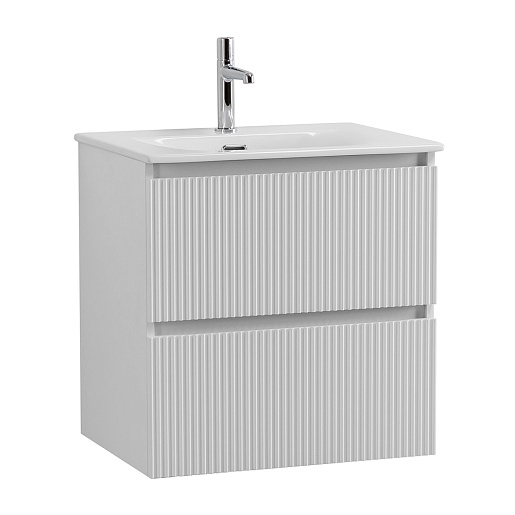 BelBagno Тумба с раковиной Uno mini 70 подвесная Bianco Opaco с раковиной BB-8099-3-70 – фото-1