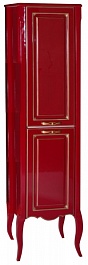 ASB-Woodline Пенал для ванной Эмили 40 красный/ патина золото – фотография-1