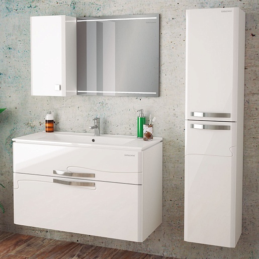  Мебель для ванной Nota 85 белая – фотография-2