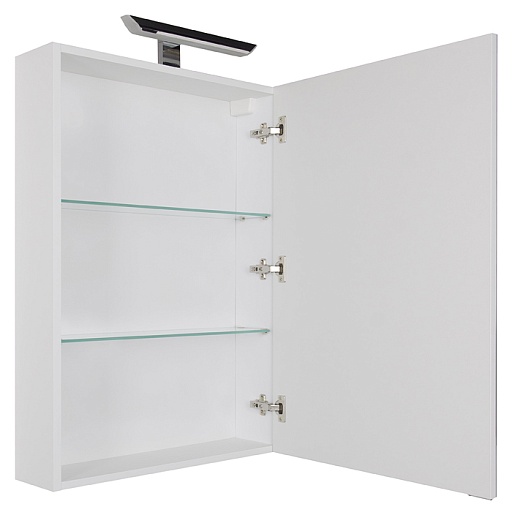 Aquanet Зеркальный шкаф "Эвора 60" белый – картинка-7