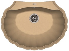 Florentina Мойка гранитная Гребешок капучино