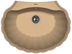 Florentina Мойка гранитная Гребешок капучино – фотография-1