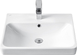 Onika Тумба с раковиной Балтика-Квадро Black 55 напольная белая – фотография-9