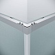 Grossman  Душевой уголок Galaxy 90x90x195 профиль хром стекло шиншилла – картинка-18