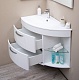 De Aqua Мебель для ванной Трио Люкс 90 L, зеркало Экстра EXT 90 FP – фотография-18