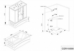 Cerutti Душевая кабина SW-C15090 – фотография-2