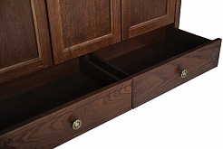 ASB-Woodline Мебель для ванной Салерно 105 антикварный орех, массив ясеня – фотография-5