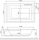Excellent Акриловая ванна Crown Lux 190x120 с гидромассажем – картинка-19