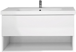 Dreja Мебель для ванной Perfecto 90 подвесная белая – фотография-3