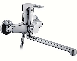 Frap Смеситель для ванны H702 F22702-B хром – фотография-2