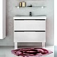 De Aqua Мебель для ванной Ариетта 90, зеркало-шкаф Алюминиум – фотография-35