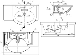 Водолей Мебель для ванной Колумбия 90 L венге – фотография-4