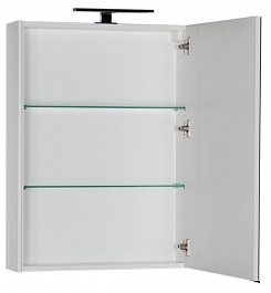 Aquanet Зеркальный шкаф "Тулон 65" белый – фотография-4