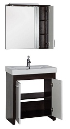 Aquanet Тумба с раковиной "Тиана 75" венге (183654) – фотография-7