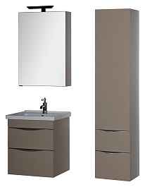 Aquanet Пенал для ванной "Эвора" капучино – фотография-4