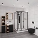 Niagara Душевая кабина NG- 6912-01GQR BLACK – фотография-4