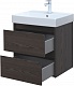 Aquanet Мебель для ванной Nova Lite 60 подвесная дуб черный – картинка-26