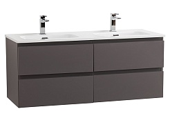 BelBagno Тумба под раковину Kraft 120-2 подвесная Темно-Серый матовый – фотография-1