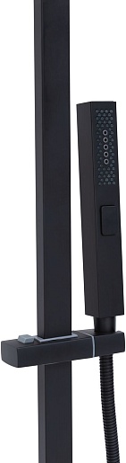 Allen Brau Душевая стойка Infinity 5.21029-31 черный матовый – фотография-12