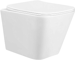 Azario Унитаз подвесной Hugo AZ-3103 безободковый белый – фотография-1