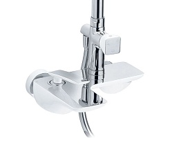 Timo Душевая система Helmi SX-1070/00-16 хром-белый – фотография-4