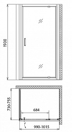 Gemy Душевой уголок Sunny Bay S28160-A75 – фотография-3